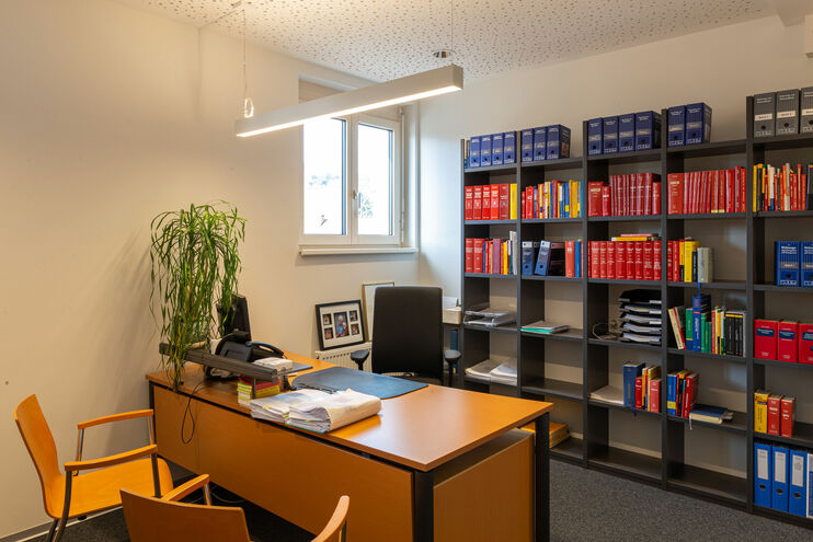 Büro Foto des Büros von Herrn Handler.